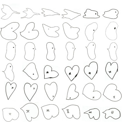 A sequence of visual Chinese Whispers from later in the journey…