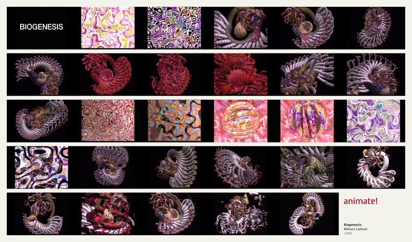 Biogenesis: 29 frames from the film, in order