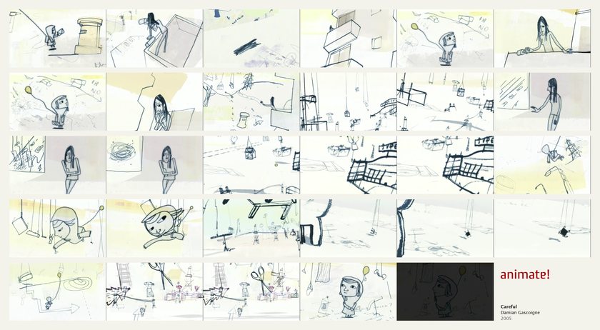 Careful: 29 frames from the film, in order