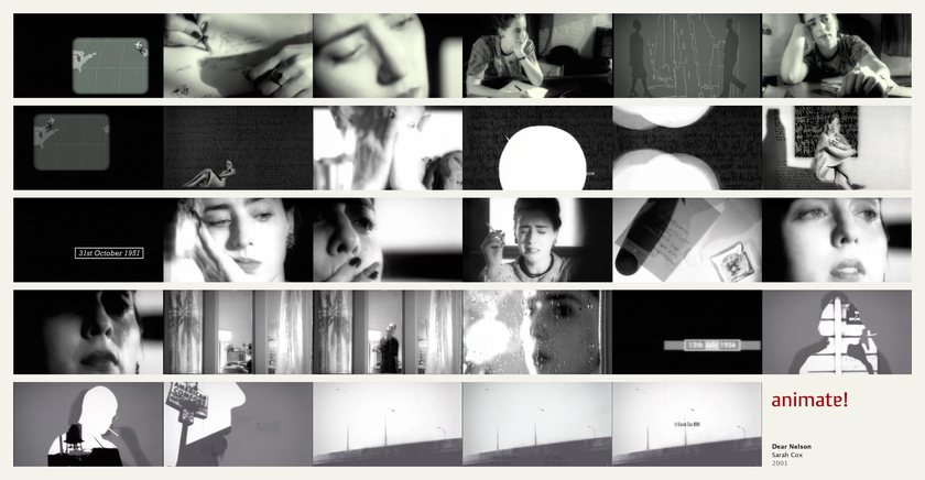 Dear Nelson: 29 frames from the film, in order