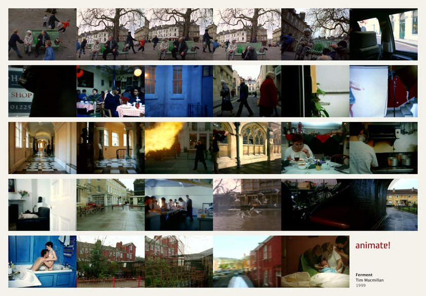 Ferment: 29 frames from the film, in order