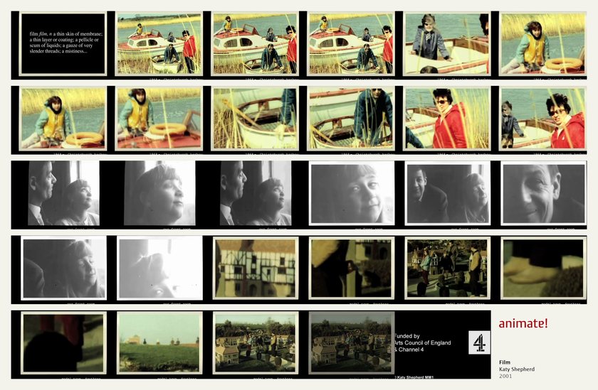 Film: 29 frames from the film, in order