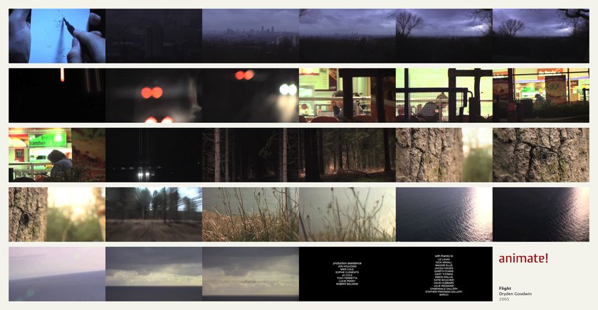 Flight: 29 frames from the film, in order