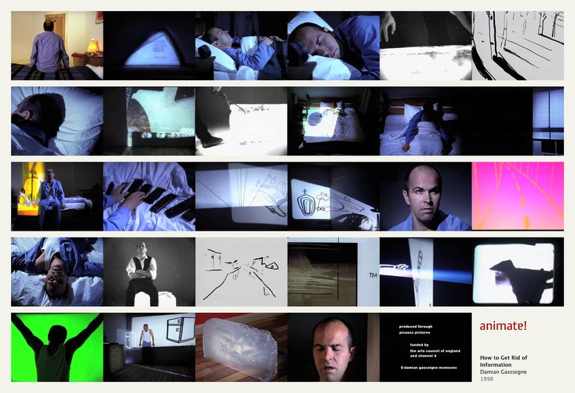 How to Get Rid of Information: 29 frames from the film, in order