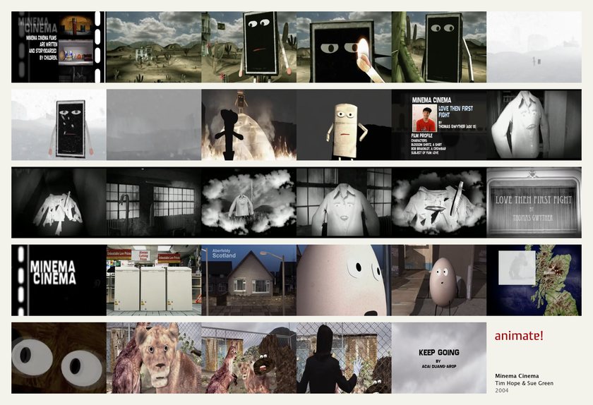 Minema Cinema: 29 frames from the film, in order
