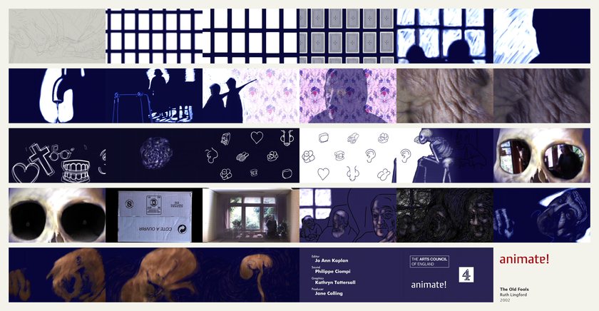 The Old Fools: 29 frames from the film, in order
