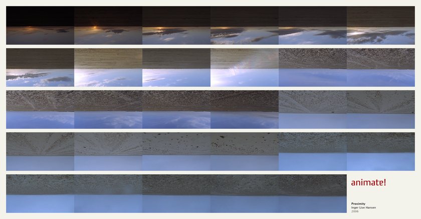 Proximity: 29 frames from the film, in order