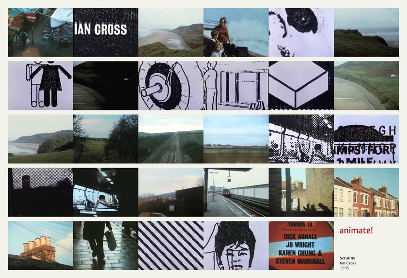 Scrutiny: 29 frames from the film, in order