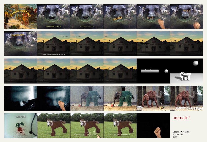 Seasons Greetings: 29 frames from the film, in order