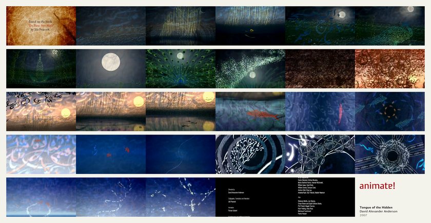 Tongue of the Hidden: 29 frames from the film, in order