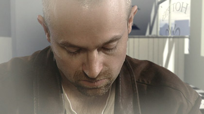 film still: “I can see a block of flats…” 


