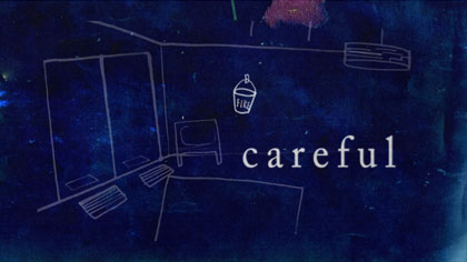 film still: *Careful* front title card