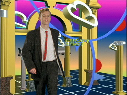 film still: The weather forecast is fine for the foreseeable future.

