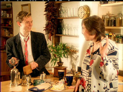 film still: Impress the ladies with a display of coffee connoisseurship.

