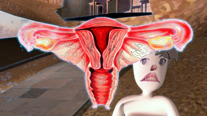 film still: fallopian moth

